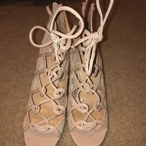 Tan LC Lauren Conrad heels